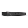 KVM jungiklis - LINDY 8 prievadų HDMI 4K60 USB 2.0 garso jungiklis juodas
