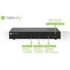 TECHLY 101928 2 prievadų DisplayPort/USB dviejų monitorių KVM jungiklis 2x1 su garsu