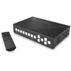 KVM Jungiklis - LINDY 5 Prievadų KVM Komutatorius su Integruotu Daugiavaizdžiu Ryšiu, HDMI, USB Type C, 4096x2160@60Hz