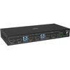 KVM Jungiklis - LINDY Dvigubas HDMI 4K60 USB 3.0 KVM Jungiklis su Nuotoliniu Valdymu