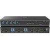 KVM Jungiklis - LINDY Dvigubas HDMI 4K60 USB 3.0 KVM Jungiklis su Nuotoliniu Valdymu