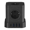 Newell GaN Power Cube 9in1 - juodas
