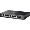 Šakotuvas Tinklo Jungiklis - TP-Link Omada ES208GP 8-Port PoE+ Valdomas L2 Gigabit Ethernet Juodas