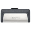 San Disk USB Atmintinė - SanDisk Ultra Dual 256GB SDDDC2-256G-G46, Sidabrinė; Juoda; Pilka