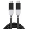 San Guan Kabelis USB-C - USB-C, PD100W, USB4 (juodas, 3m)