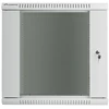 Serverio Spinta - Lanberg 19'' 12U 600x600mm Pilka su Stiklinėmis Durimis