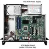 TECHLY 307377 19 4U pramoninė ant stovo montuojama važiuoklė ATX juodas