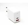 Sieninis Įkroviklis - AUKEY PA-B3 65W 2xUSB (1xUSB-C ir 1xUSB-A) Baltas