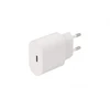SEEK TOTI 20W Type-C PD Wall Fast Charger with Type-C to Type-C, 1 m PVC Data Cable 3A, Baltas