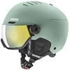 UVEX Wanted Visor Ski Helmet 58–61 cm L Žalias