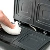 Skrudintuvas Black &amp; Decker Juodas &amp; Decker Sumuštinių Keptuvė - Juodas &amp; Decker BXSA753E 2 Riekelių Nelipni Juoda
