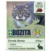 Kačių Maistas - BOZITA Triušio Mėsos Padaže Drėgnas Kačių Maistas 370g Suaugusiems Katėms
