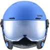 Children's Ski Helmet UVEX Rocket jr. Visor Mėlynas Matinis