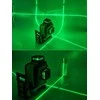 Sndway Lazerinis nivelyras 3D, iki 30m, žalio spindulio