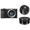 Sony A6600 + 16-50mm (Juodas) | (ILCE-6600/B) | (α6600) | (Alpha 6600) | (SELP1650)