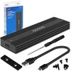 Savio AK-84 storage drive enclosure SSD enclosure Juodas M.2