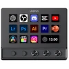 Stacionarus kompiuteris Valdymo Pultas - Ulanzi D200X 14 Individualių LCD Klavišų, 3 Encoder Rankenų, HDMI 4K Išėjimas Juodas