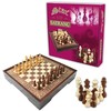 Star Vip Chess Set Walnut S Dydžio Šachmatų Rinkinys