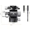 Statybinis Trikojis - K&amp;F Concept FH-01 2D Aliuminio 360° Sukimosi 3kg Talpa