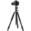 Stovas - Fotopro X Go HR Chameleon 156cm 8kg Monopod Juodas