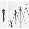 Stovas - K&amp;F Concept S255A3 190cm 3kg Talpa Aliuminis Juodas