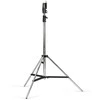 Stovas - Manfrotto Statyvas 008 Chromuotas Plienas Reguliuojamo Aukščio