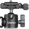 Stovas - ULANZI U80-L Aliumininis Kamuolinis Galvutė 2.5kg Apkrova Greito Atleidimo