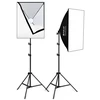 Studijinio apšvietimo rinkinys - Puluz 2 dalių 50 × 70 cm softboksų apšvietimo rinkinys