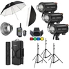 Studijinio Blykstinio Apšvietimo Rinkinys - Godox QT600IIIM D Trio 600 Ws 2 Šviesų Rinkinys