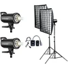 Studijos Apšvietimo Rinkinys - Godox SK400II 400Ws Blykstės Rinkinys Su Minkštais Dėklais Ir Iššaukikliu
