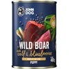 Šunų maistas - JOHN DOG Berry Line šuniukams laukinė šerniena su veršiena ir mėlynėmis 400g