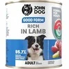 JOHN DOG Good Form Rich in ėriena – drėgnas ėdalas šunims – 800g