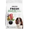 Šunų maistas - JOHN DOG Šviežia antis su triušiu 3kg, 35% baltymų, begrūdis
