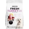 Šunų maistas - JOHN DOG Šviežia kalakutiena ir jautiena sausas šunų maistas 3kg
