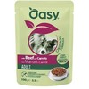 Šunų maistas - Oasy Strips in Gravy Adult jautiena & Carrots 100g