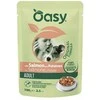 Šunų maistas - Oasy Strips in Gravy Adult su lašiša ir bulvėmis 100g
