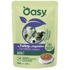 Šunų maistas - Oasy Strips in Gravy Adult kalakutiena & Vegetables 100g
