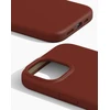 Telefono dėklas - Ideal of Sweden silikoninis dėklas su „MagSafe“, skirtas iPhone 15, tamsiai gintarinis