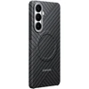 Telefono Dėklas - Samsung Galaxy S26 Plus Anglies Pluošto Magnetinis Pilkas