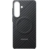 Telefono Dėklas - Samsung Galaxy S26 Plus Anglies Pluošto Magnetinis Pilkas
