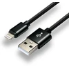 Telefono Įkrovimo Laidas - everActive CBB-1.2IB USB 2.4 A Greitas Įkrovimas, 480 Mbps, 1,2 m, Juoda