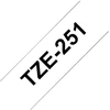 Teleono Priedas - Etiketės Juosta Brother TZe-251 Juoda ant Baltos