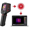 „Guide Sensmart E1+“ terminio vaizdo kamera. Vanadžio oksido neaušinami židinio plokštumos masyvai. Juodas, 120 x 90 pikselių. Integruotas LCD ekranas.