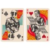 Theory 11 Žaidimų Kortos - OBEY Koliažas Theory11 56 Pokerio Kortos, 2 Džokeriai