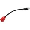 Tinklo Adapteris - LINDY Cat.6A Break-Away, RJ-45, 500MHz, 0.2 m, Juodas