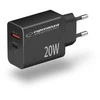 Tinklo Įkroviklis - Esperanza EZC105K 20W Juodas