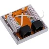 Tinklo Jungtis - Alantec GN011 Cat6 2-Port Balta
