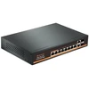 Tinklo Jungiklis - HiSmart 8-Port PoE Jungiklis 120W Galia Juoda