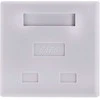 Tinklo Jungtis - Alantec GN011 Cat6 2-Port Balta