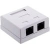 Tinklo Jungtis - Alantec GN011 Cat6 2-Port Balta